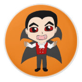 Bouton De Porte En Céramique chibi vampire (Devant)