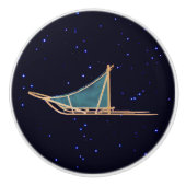 Bouton De Porte En Céramique Chien (Devant)