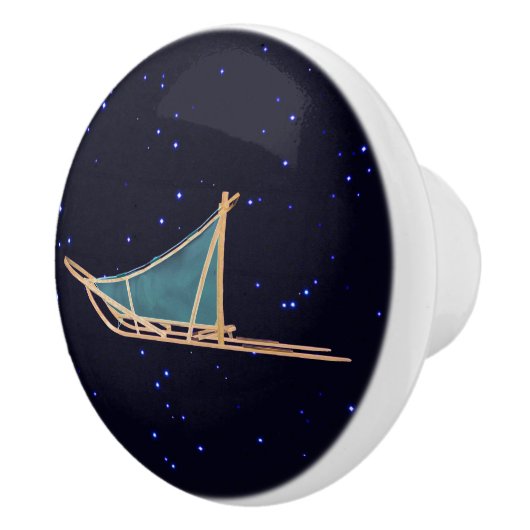 Bouton De Porte En Céramique Chien (Droite)