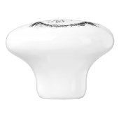 Bouton De Porte En Céramique Chien-chien dragon (Côté)