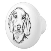 Bouton De Porte En Céramique Chien-chien dragon (Droite)