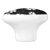 Bouton De Porte En Céramique Chien Paw (Côté)
