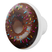 Bouton De Porte En Céramique Chocolate Donut with Sprinkles (Droite)