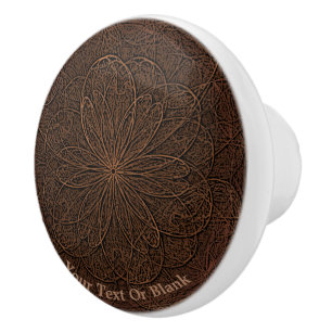 Bouton De Porte En Céramique Chocolate icing