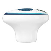 Bouton De Porte En Céramique Chouette d'art populaire nordique (Côté)