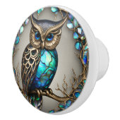 Bouton De Porte En Céramique Chouette de l'Balone (Droite)