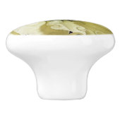 BOUTON DE PORTE EN CÉRAMIQUE CHRYSANTHEMUM (Côté)