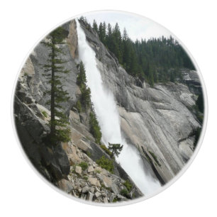 Bouton De Porte En Céramique Chutes du Nevada dans le parc national de Yosemite