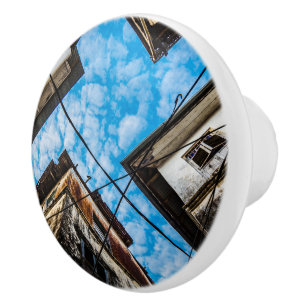 Bouton De Porte En Céramique Ciel sur Stonetown, Zanzibar