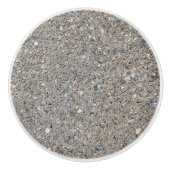 Bouton De Porte En Céramique Cimetière Bleu Taupe Composé Bleu (Devant)