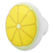 Bouton De Porte En Céramique Citron (Droite)
