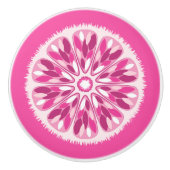 Bouton De Porte En Céramique Citrus Slices Citron rose (Devant)