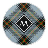 Bouton De Porte En Céramique Clan Bell Tartan (Devant)
