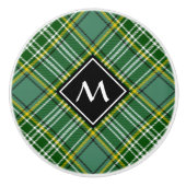 Bouton De Porte En Céramique Clan Currie Tartan (Devant)