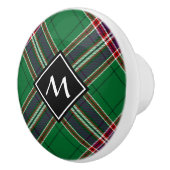 Bouton De Porte En Céramique Clan MacFarlane Chasse moderne Tartan (Droite)