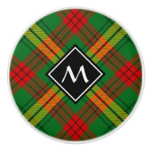 Bouton De Porte En Céramique Clan MacMillan Tartan (Devant)