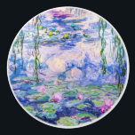 Bouton De Porte En Céramique Claude Monet - Nymphéas / Nymphéas 1919<br><div class="desc">Nymphéas (W.1852) - Claude Monet,  Huile sur toile,  1916-1919</div>