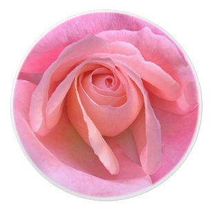 Bouton De Porte En Céramique Closeuse rose