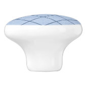 Bouton De Porte En Céramique Clôturé En Céramique Bleue Tirer (Côté)