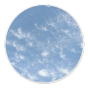 Bouton De Porte En Céramique Clouds en céramique