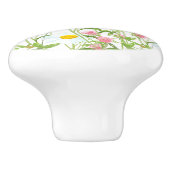 Bouton De Porte En Céramique Clovers & Daisy (Côté)