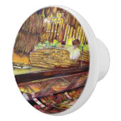 Bouton De Porte En Céramique Cochon, Budapest (Droite)