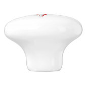 Bouton De Porte En Céramique Coeur (Côté)