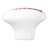 Bouton De Porte En Céramique Coeur I unique (Côté)