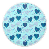 Bouton De Porte En Céramique Coeurs Ceramic Knob (Devant)