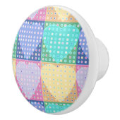 Bouton De Porte En Céramique Coeurs de pays blocs de surface composée (Droite)