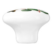 Bouton De Porte En Céramique Colibri initialisé de queue de raquette (Côté)