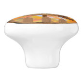 Bouton De Porte En Céramique Collecte d'oiseaux d'automne (Côté)