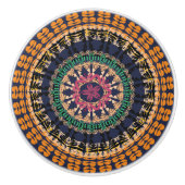 Bouton De Porte En Céramique Collection de Boho d'Africain - beauté (Devant)