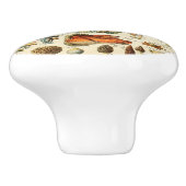 Bouton De Porte En Céramique Collection de champignons (Côté)