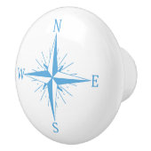 Bouton De Porte En Céramique Compas éolien (Droite)