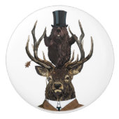 Bouton De Porte En Céramique Comte et Conseil (Devant)