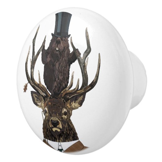 Bouton De Porte En Céramique Comte et Conseil (Droite)