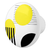 Bouton De Porte En Céramique Conception abstraite (Droite)