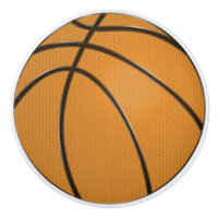 Conception de basket-ball en orange classique et n