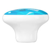 Bouton De Porte En Céramique Conception de gemme (Côté)