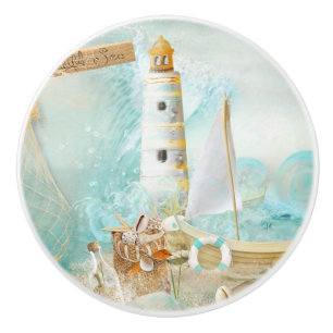 Bouton De Porte En Céramique Conception de la série nautique 11