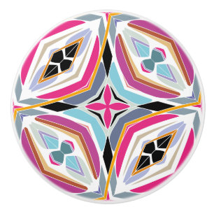 Bouton De Porte En Céramique Conception de motif unique