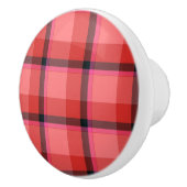 Bouton De Porte En Céramique Conception de tartan (Droite)