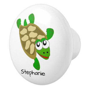 Bouton De Porte En Céramique Conception de Tortue Personnalisée