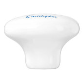 Bouton De Porte En Céramique Conception de voiture de course (Côté)