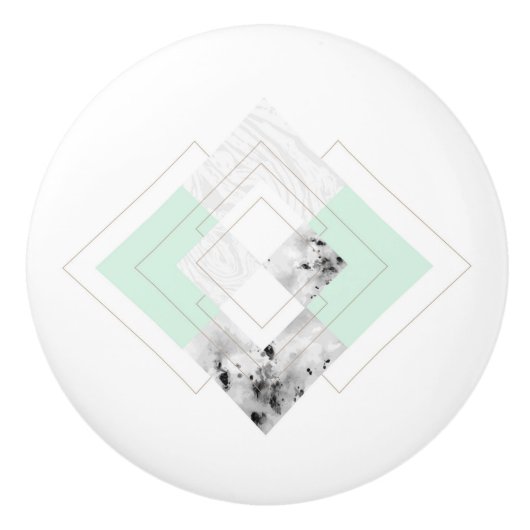 Bouton De Porte En Céramique Conception décrite par style scandinave (Devant)