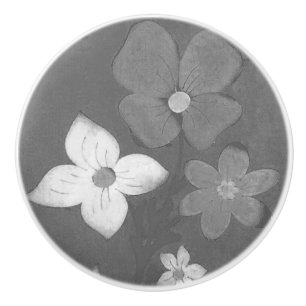 BOUTON DE PORTE EN CÉRAMIQUE CONCEPTION DES FLEURS DE PORTE