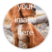 BOUTON DE PORTE EN CÉRAMIQUE CONCEVEZ VOTRE PROPRE (Devant)