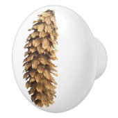 Bouton De Porte En Céramique Cône de pin (Droite)