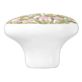 Bouton De Porte En Céramique Coneflowers Watercolor (Côté)